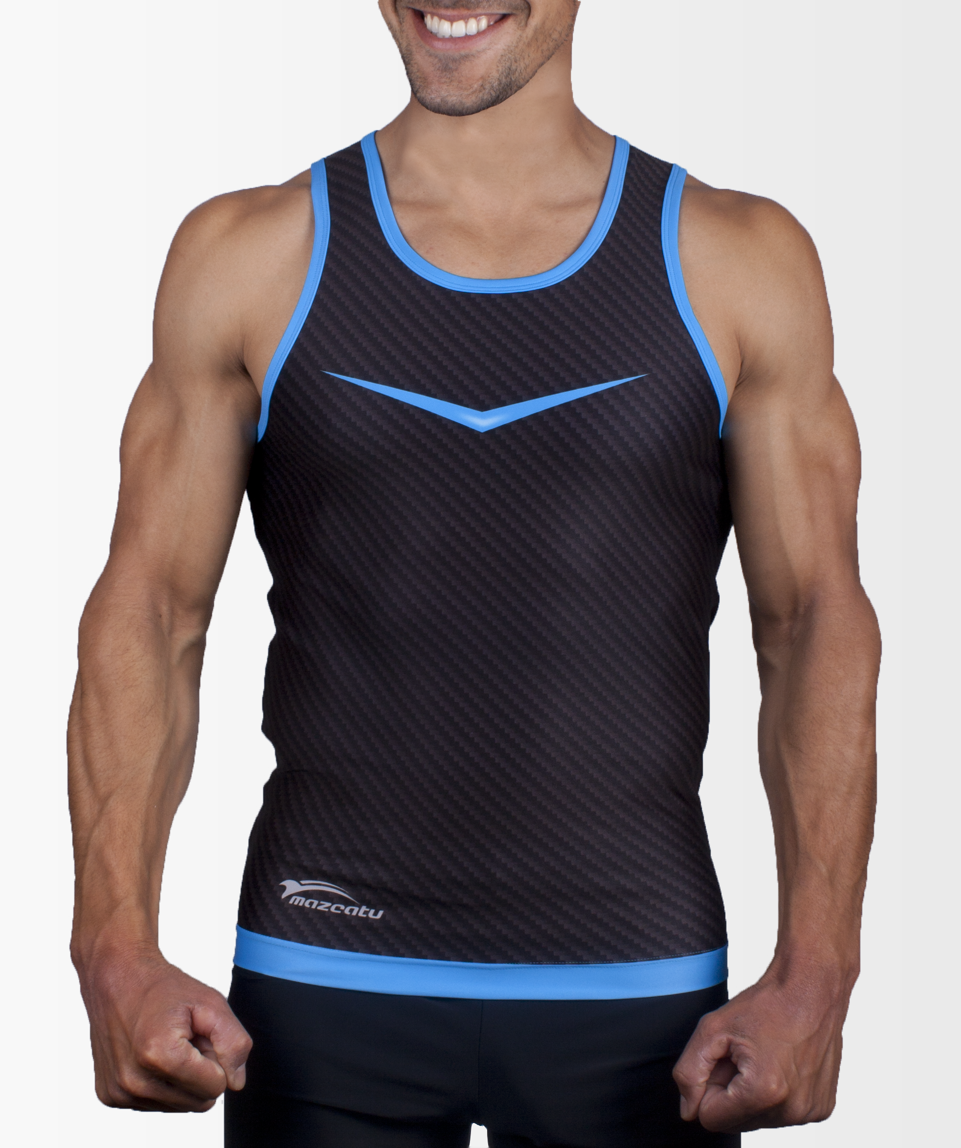 camiseta tirantes carbon blue