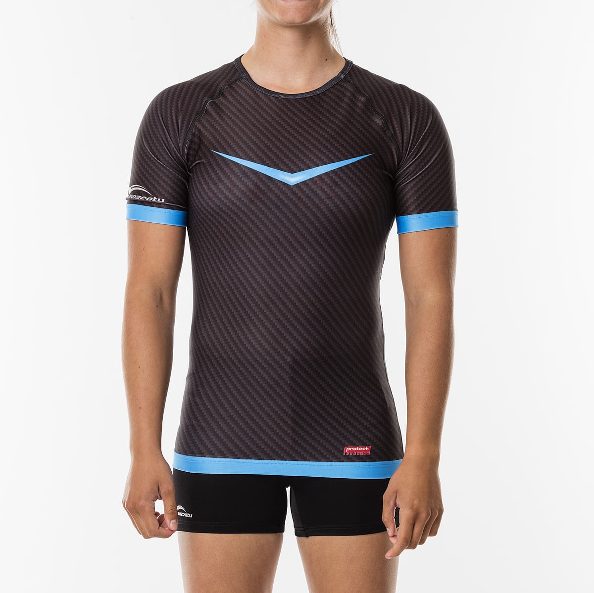 camiseta manga corta carbon blue